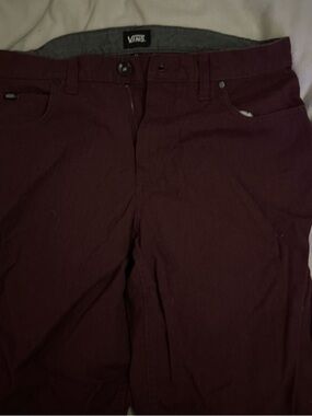 Vans Men's Burgundy Cargo Shorts